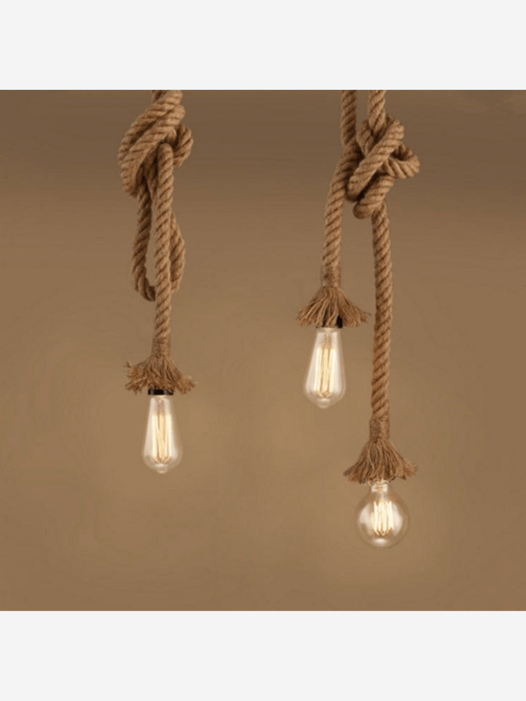 Lampe de Chevet Suspendue⎜Corde Bohème