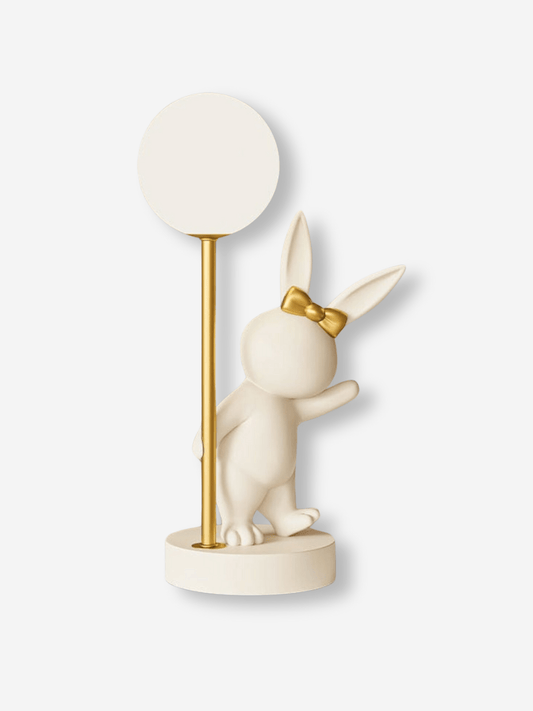 Lampe Chevet Enfant - Lapin Malin Blanc