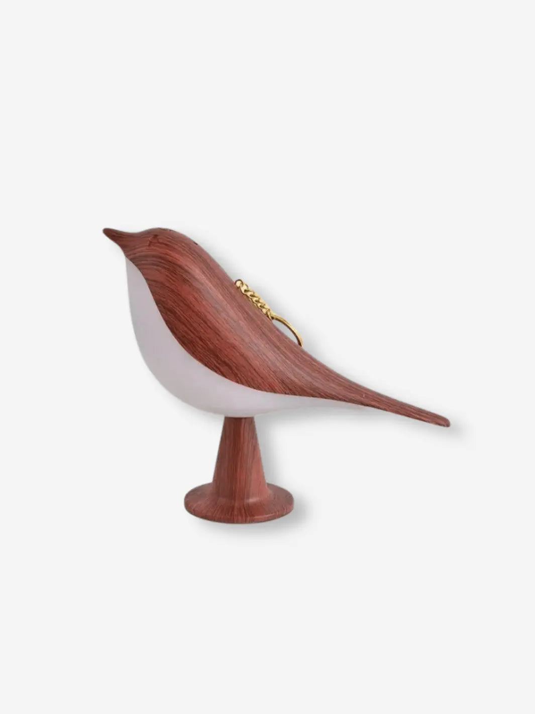 lampe de chevet animaux en forme d oiseau bois marron