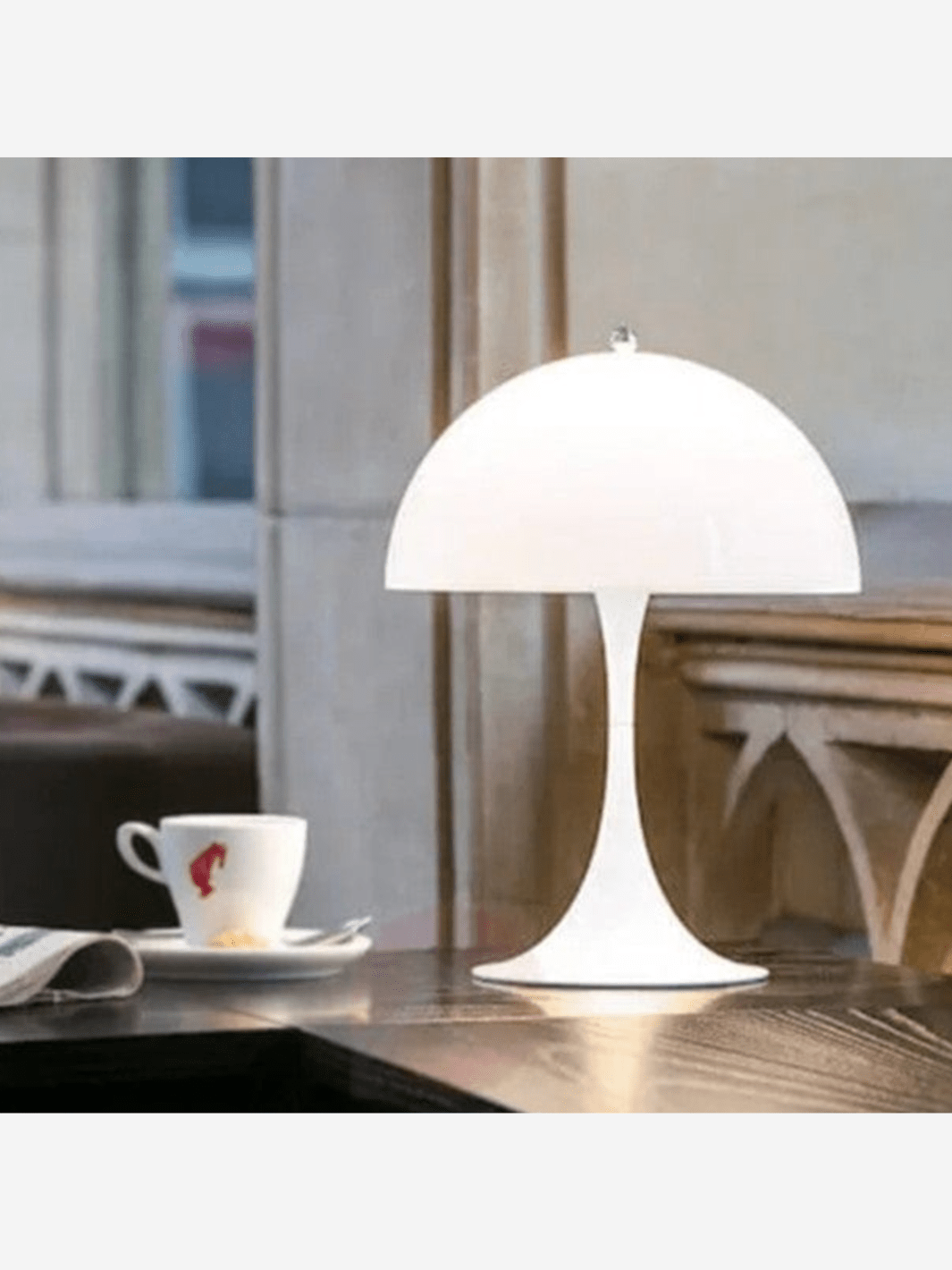 Lampe de Chevet Blanche - Champignon Chic