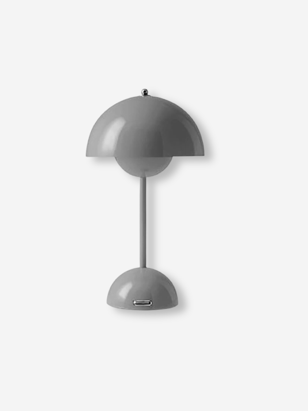 Lampe de Chevet Champignon⎜Lueur Champêtre Gris