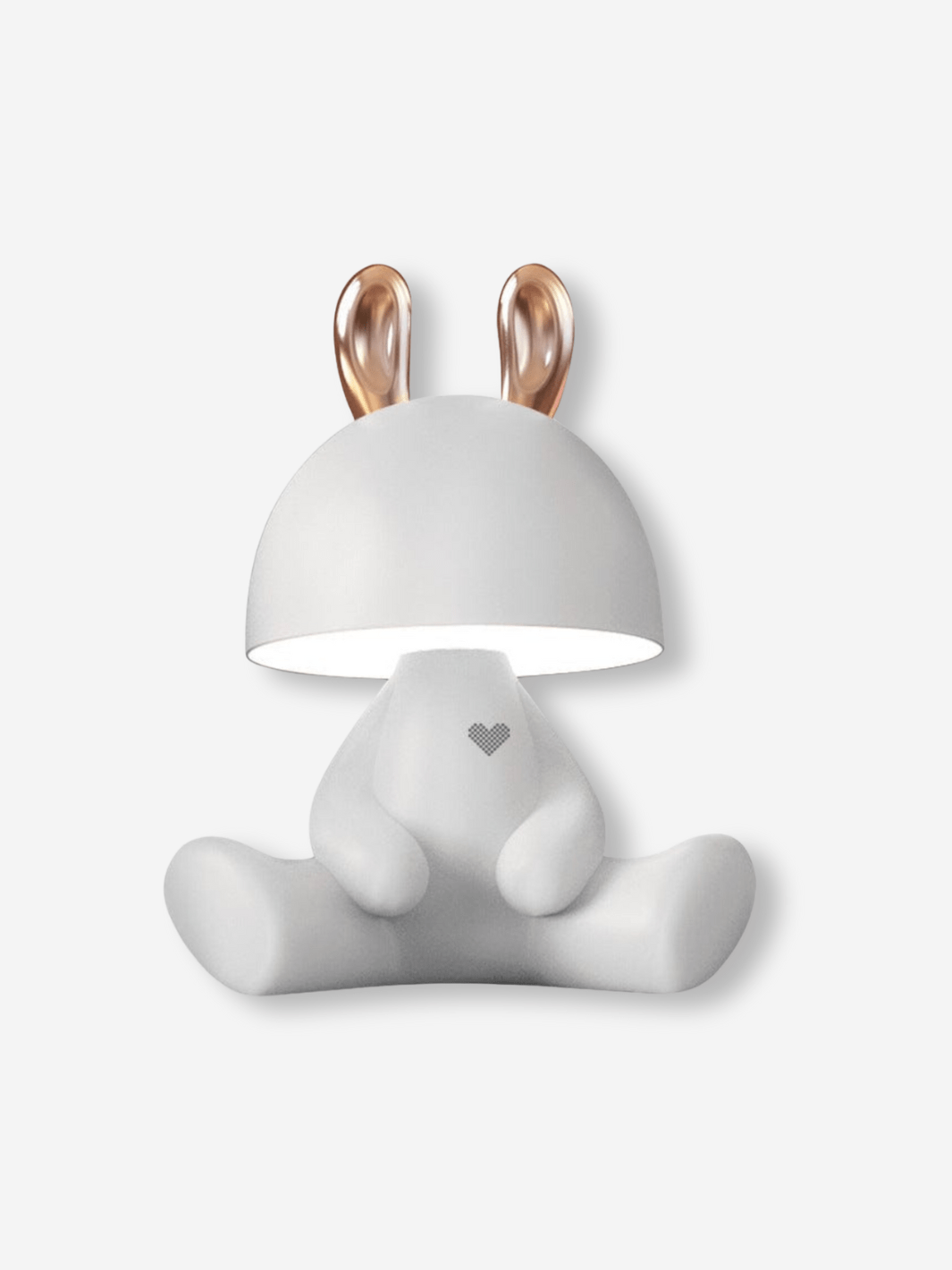 Lampe de Chevet Connectée - Animaux Mignons Blanc / Modèle Lapin