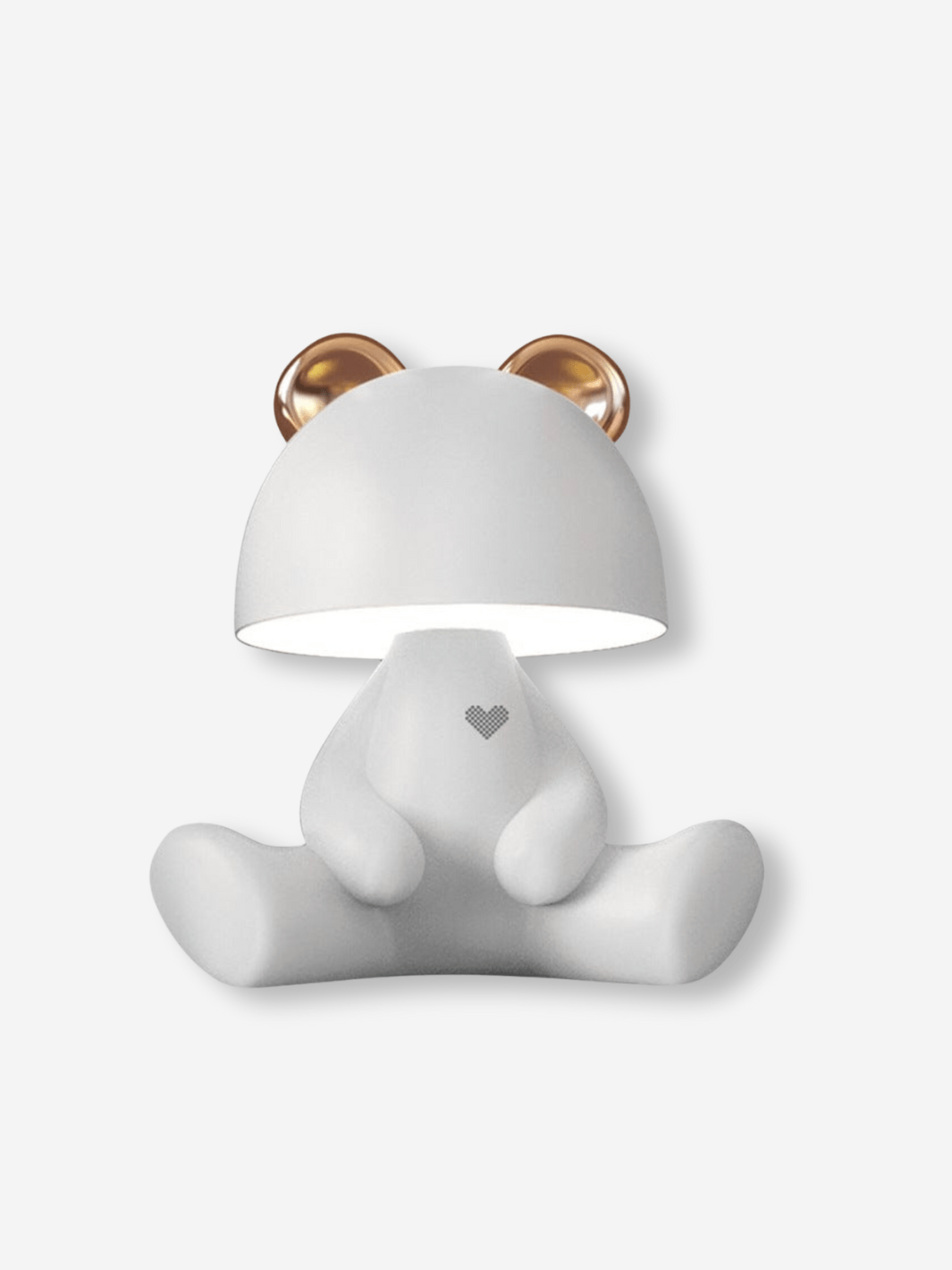 Lampe de Chevet Connectée - Animaux Mignons Blanc / Modèle Ourson