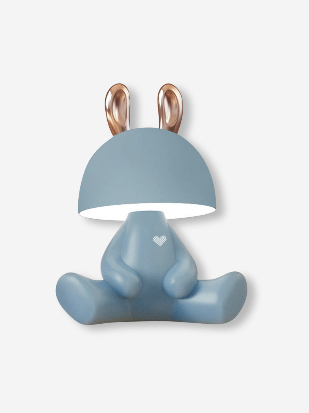 Lampe de Chevet Connectée - Animaux Mignons Bleu Pastel / Modèle Lapin