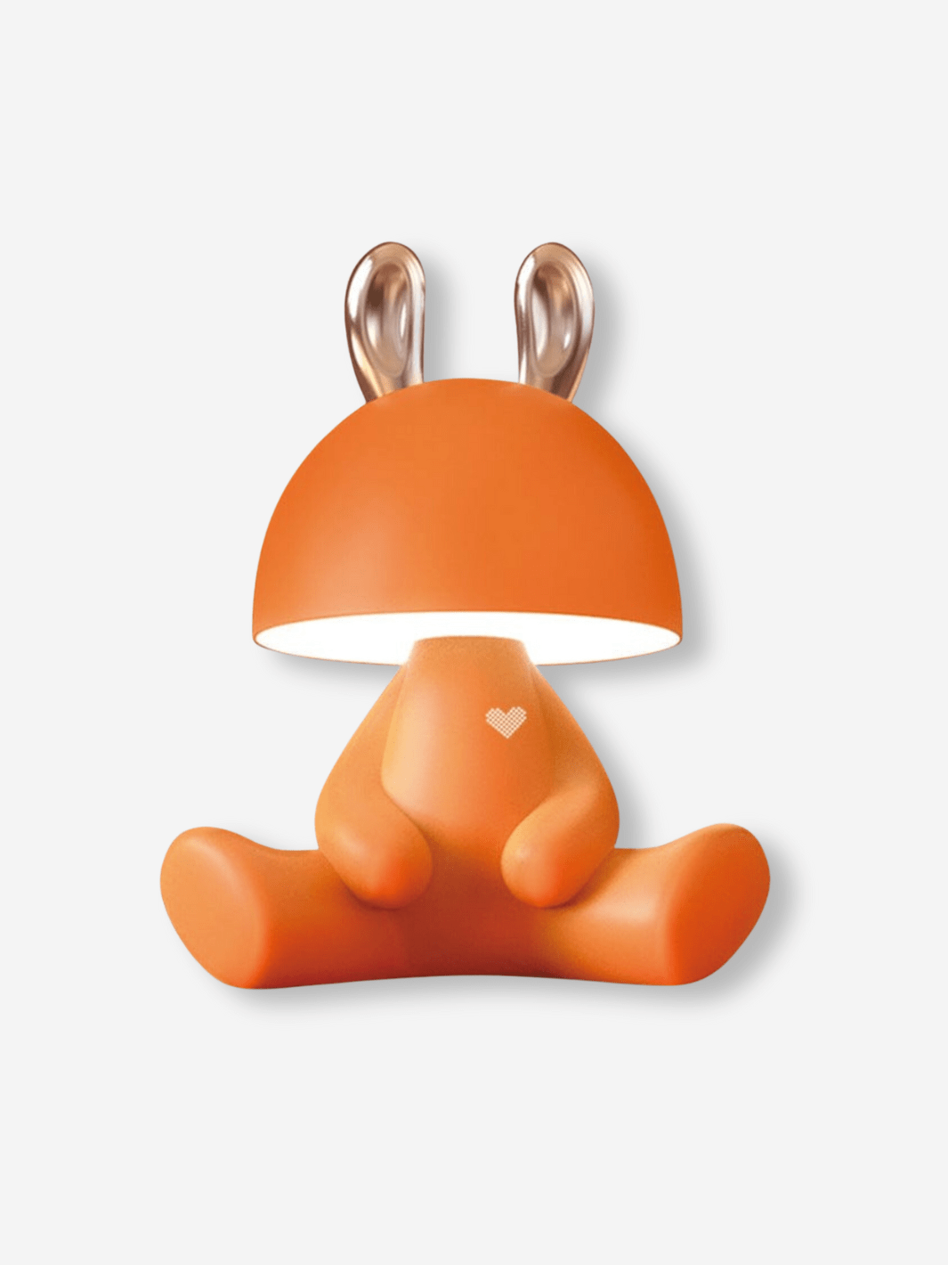 Lampe de Chevet Connectée - Animaux Mignons Orange / Modèle Lapin