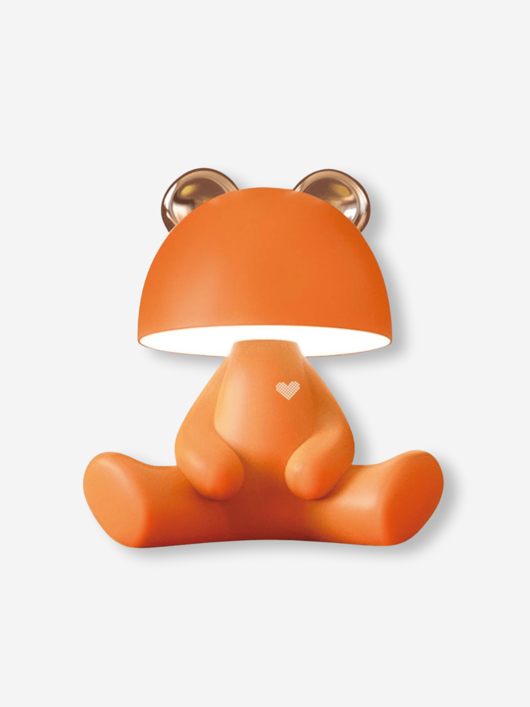 Lampe de Chevet Connectée - Animaux Mignons Orange / Modèle Ourson