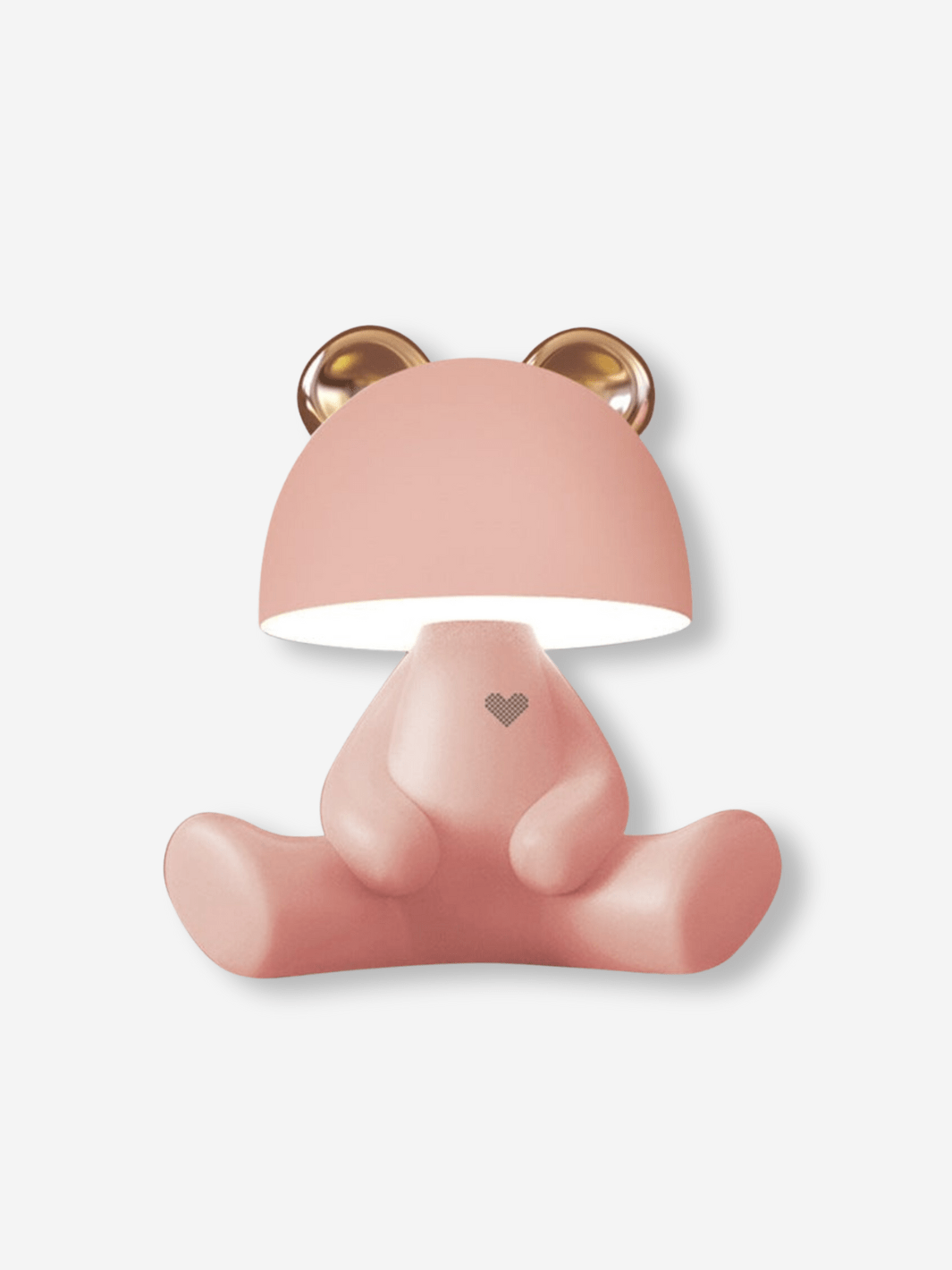 Lampe de Chevet Connectée - Animaux Mignons Rose / Modèle Ourson