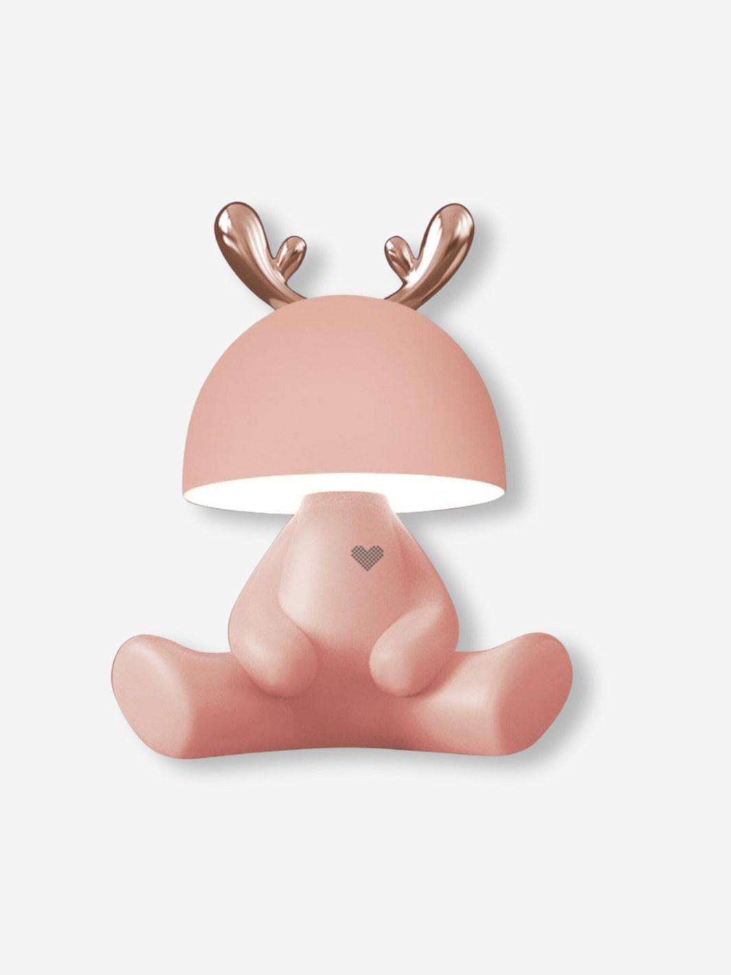 Lampe de Chevet Connectée - Animaux Mignons Rose / Modèle Renne