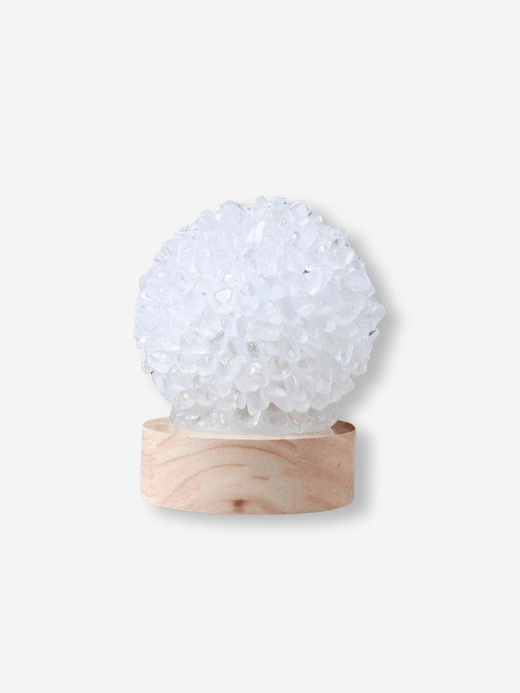 Lampe de Chevet Cristal - Pierre Précieuse Blanc