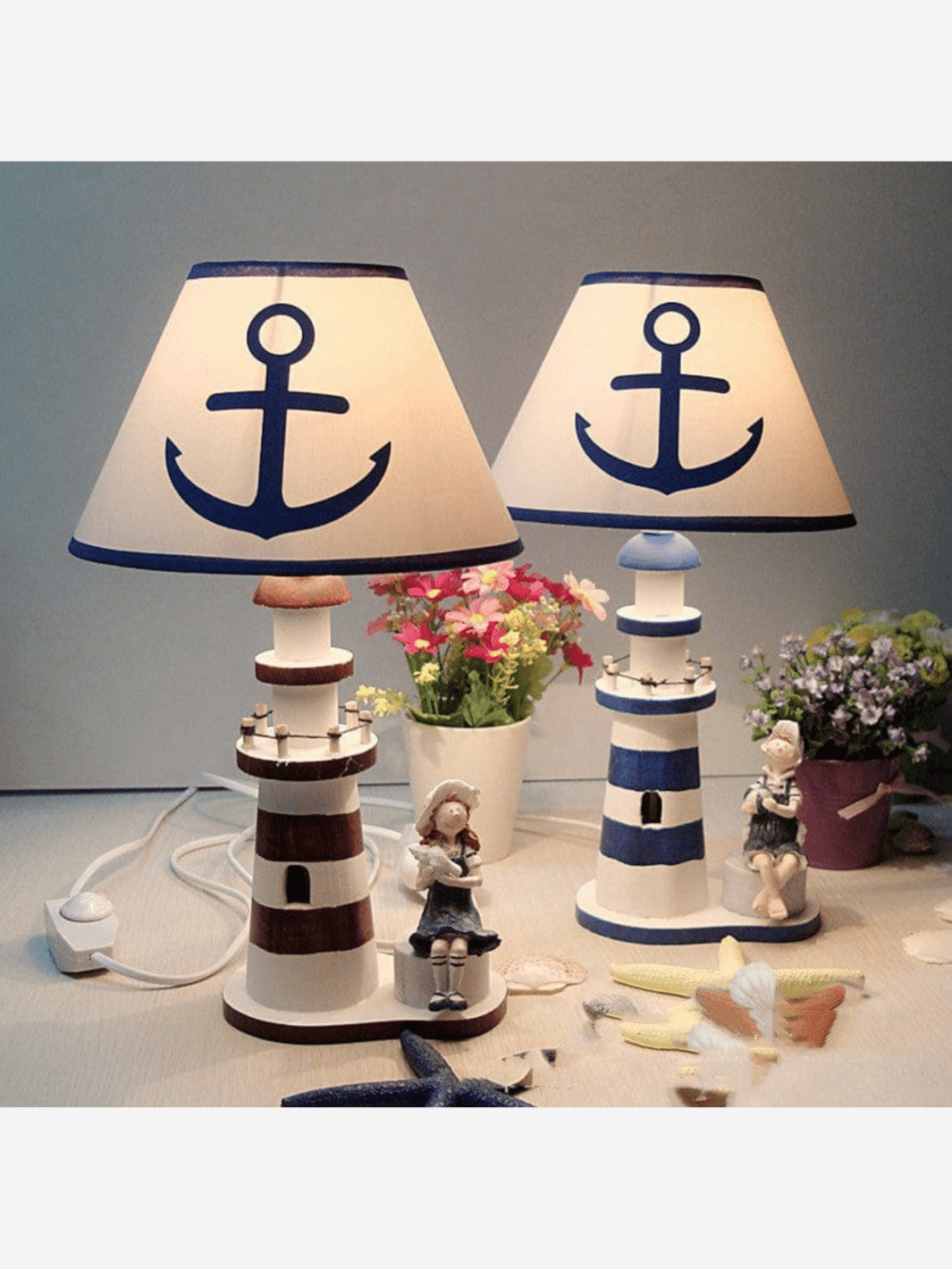 Lampe de Chevet en Bois - Lueur Marine