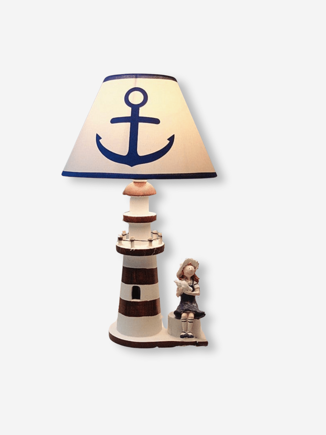 Lampe de Chevet en Bois - Lueur Marine Modèle Petite Fille