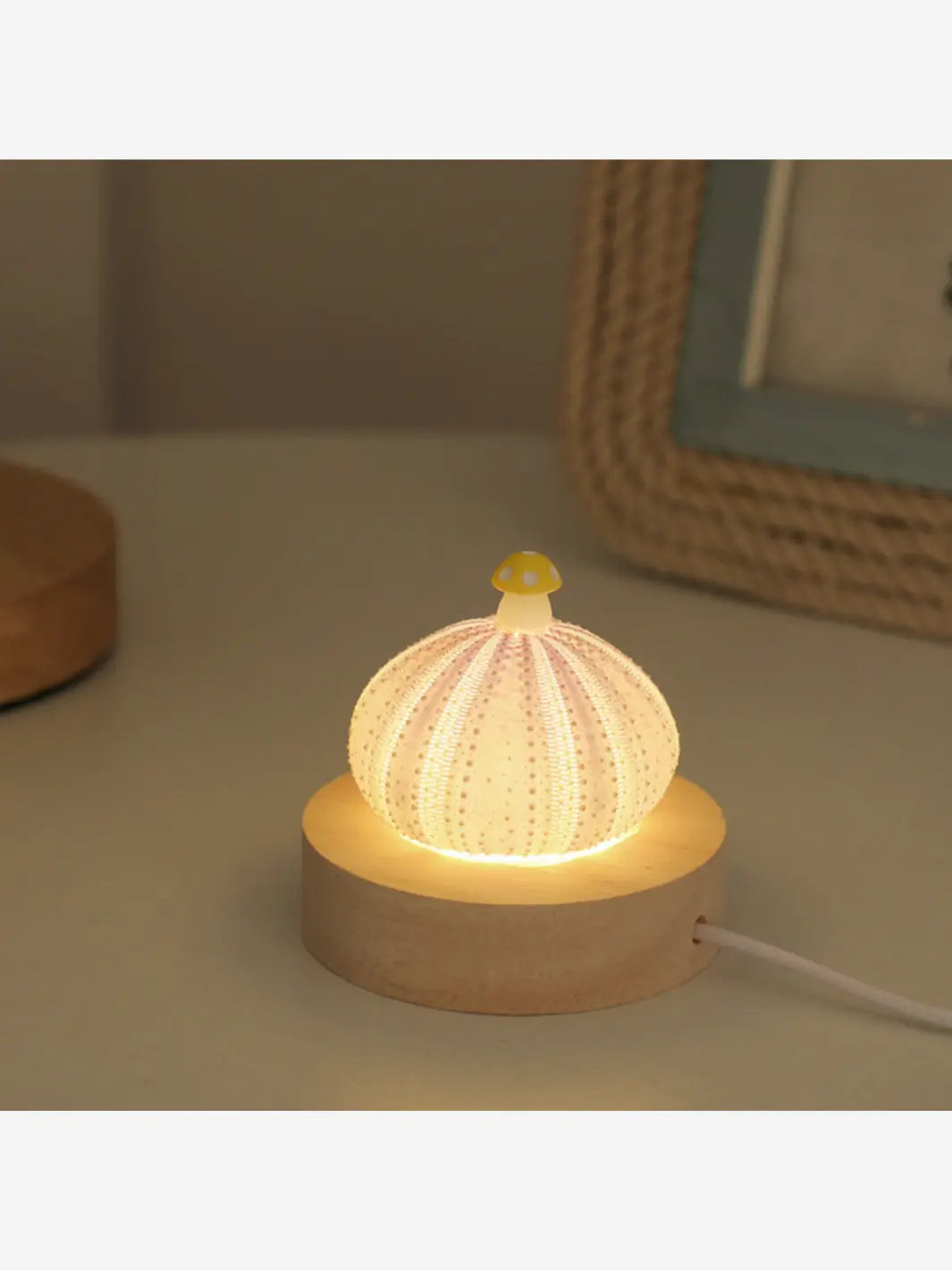 Lampe de Chevet Enfant Veilleuse Coquillage Nocturne