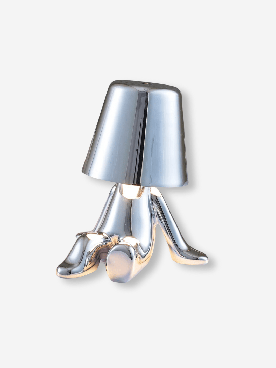 Lampe de Chevet Métal⎜Compagnon Lumineux Argent - Position D