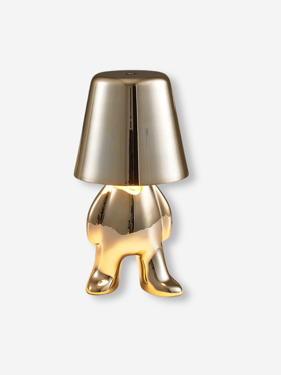 Lampe de Chevet Métal⎜Compagnon Lumineux Or - Position A