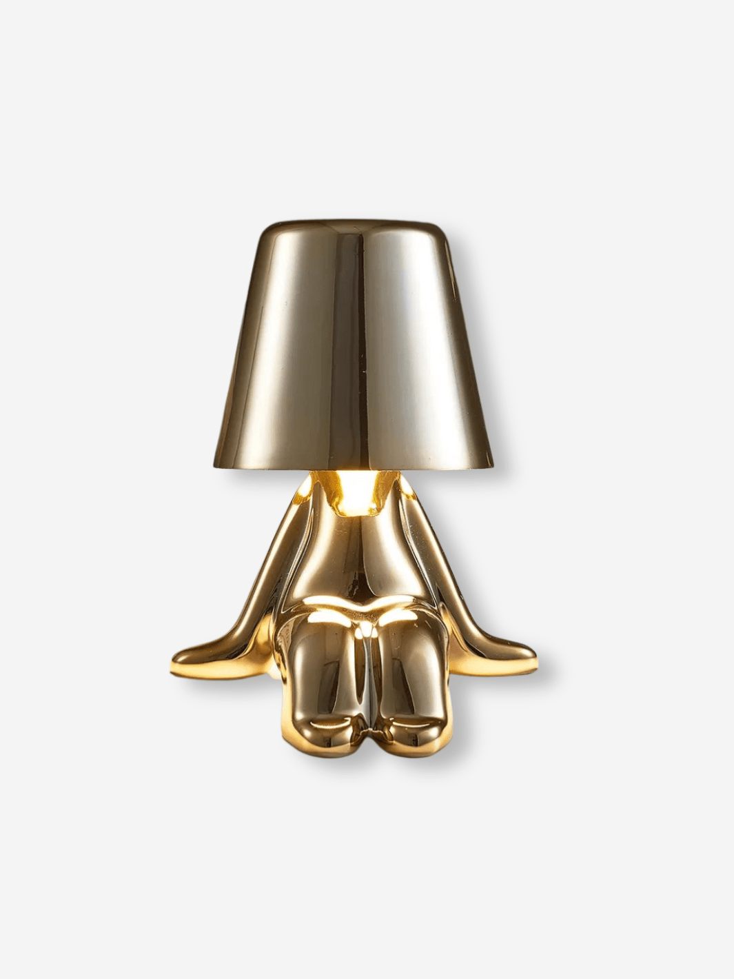 Lampe de Chevet Métal⎜Compagnon Lumineux Or - Position C