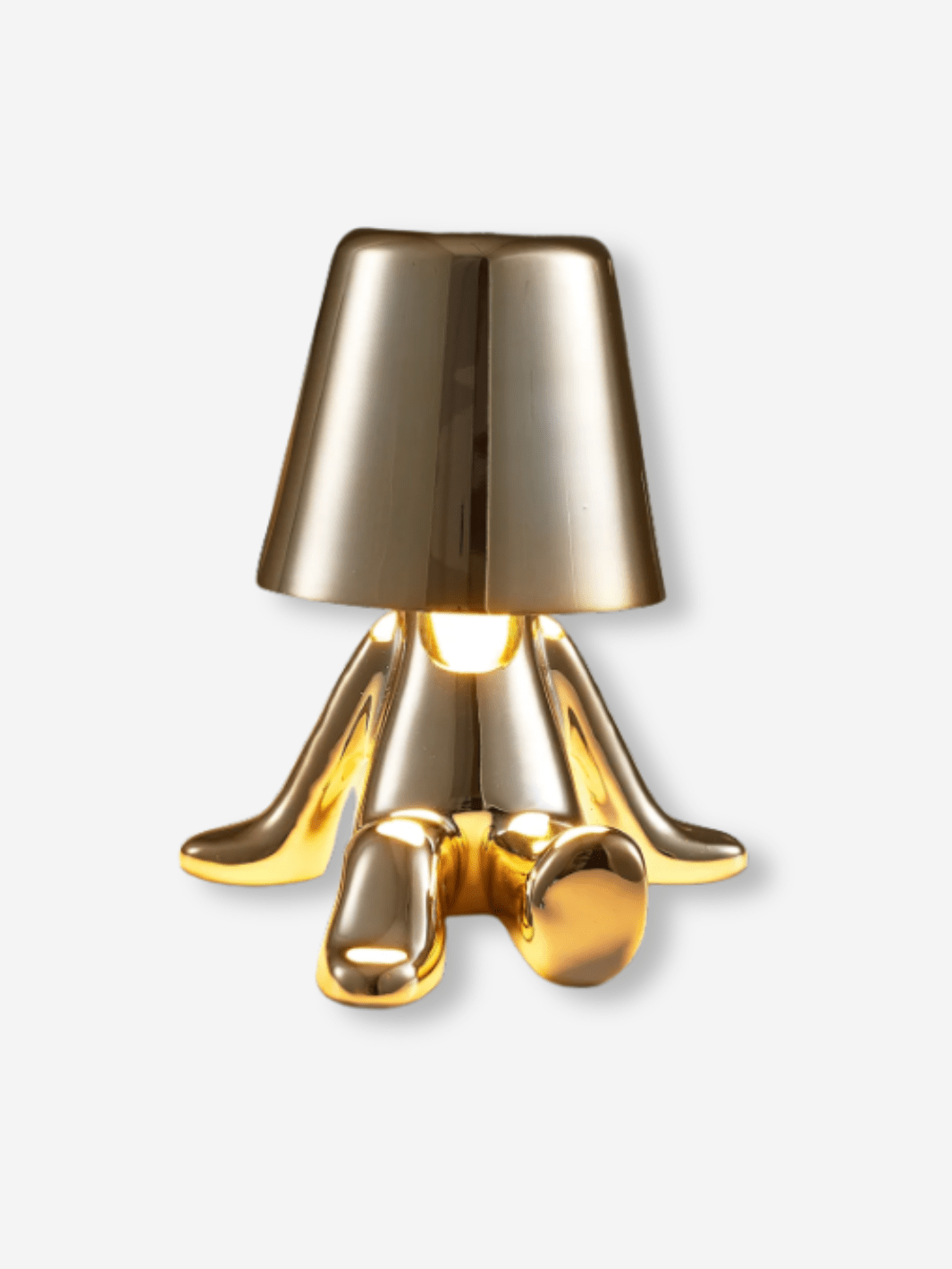 Lampe de Chevet Métal⎜Compagnon Lumineux Or - Position D