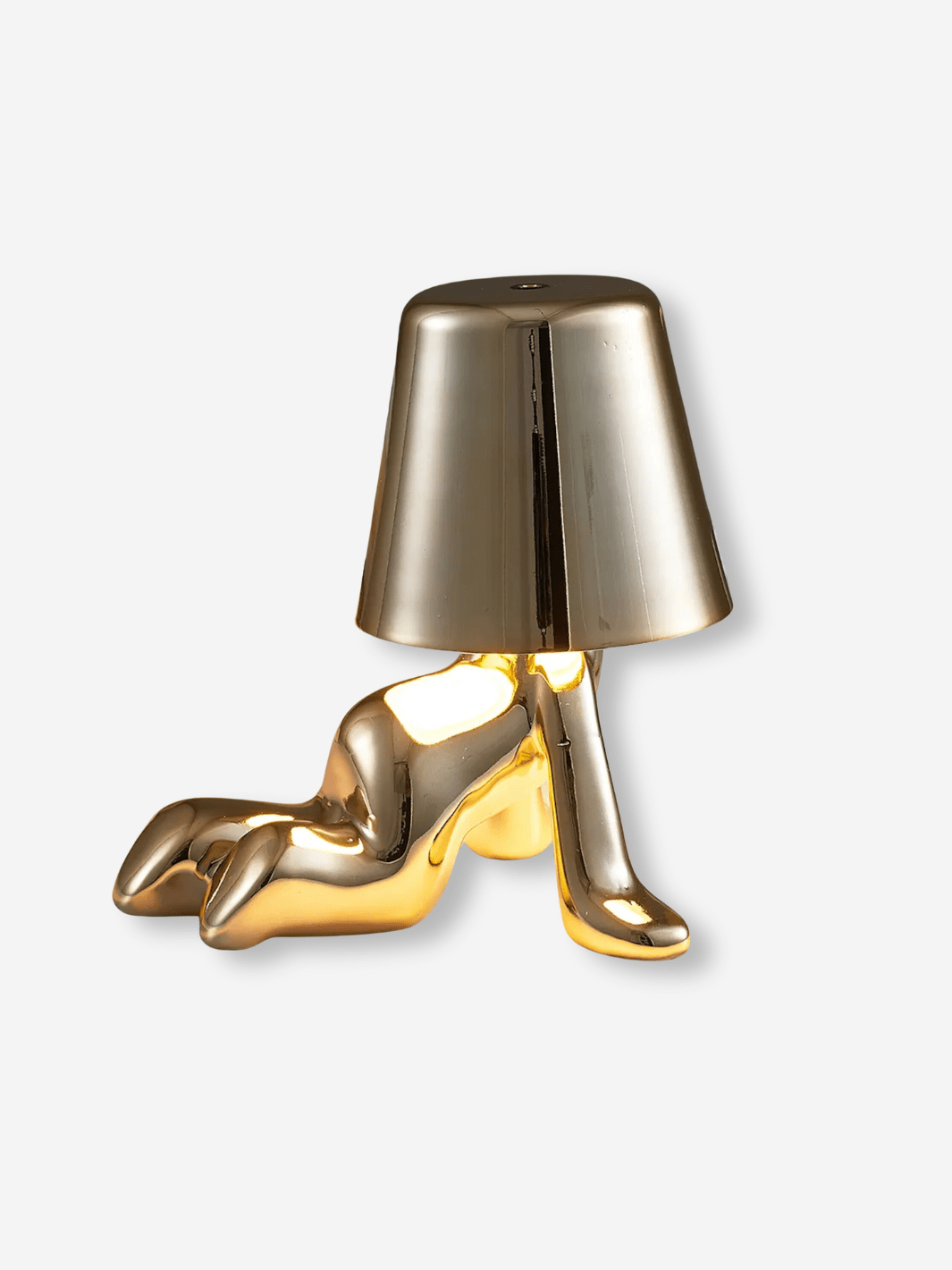 Lampe de Chevet Métal⎜Compagnon Lumineux Or - Position E