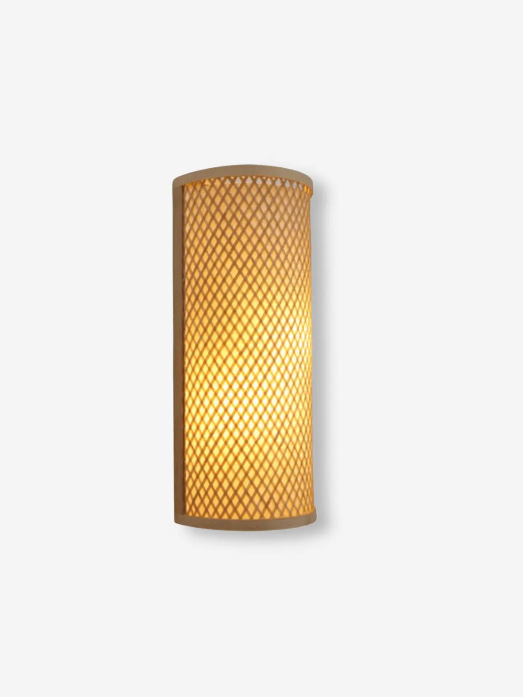 lampe de chevet en bambou tisse murale cozy