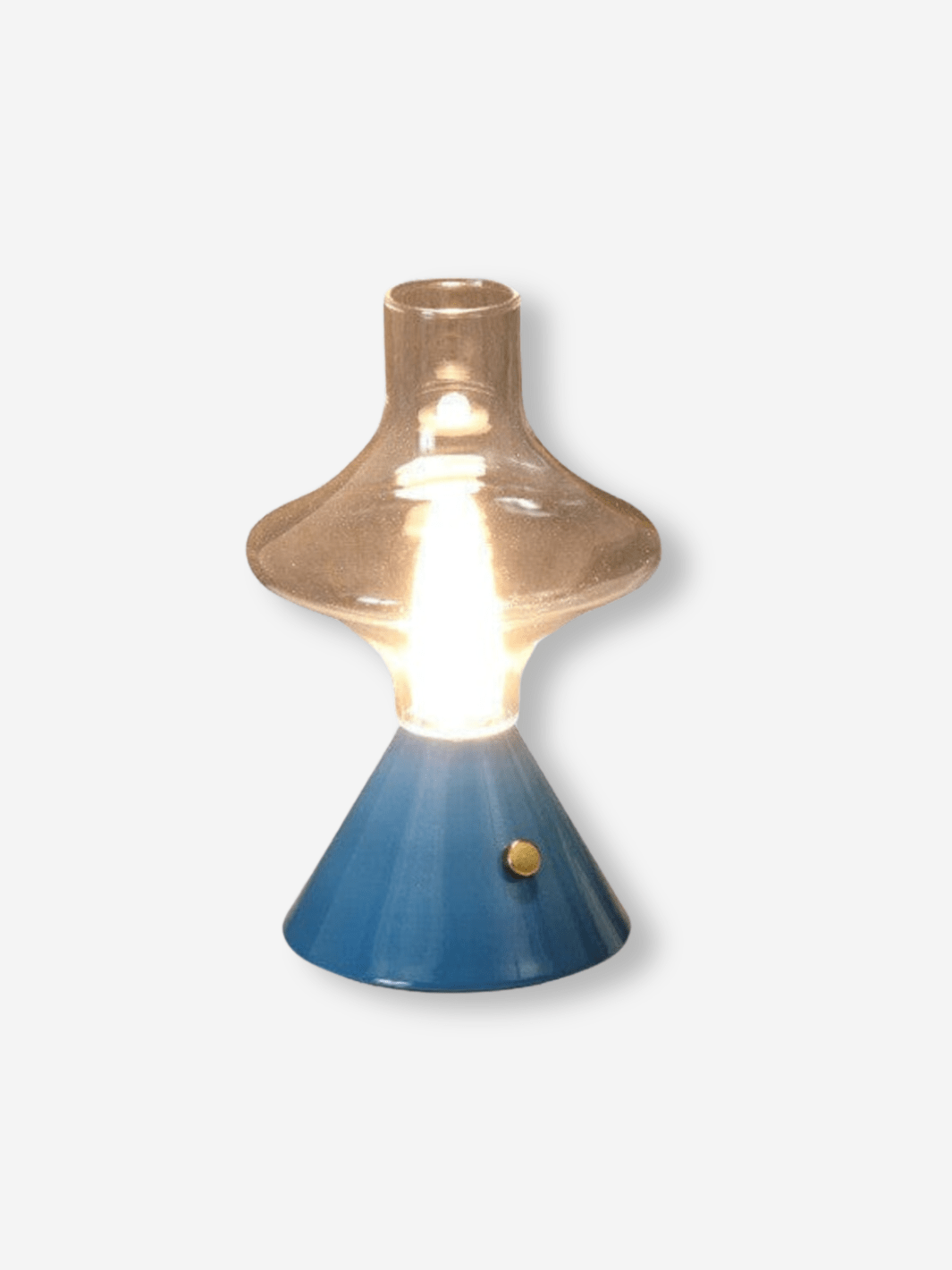 Lampe de Chevet Sans Fil - Charme Rétro Bleu Ciel