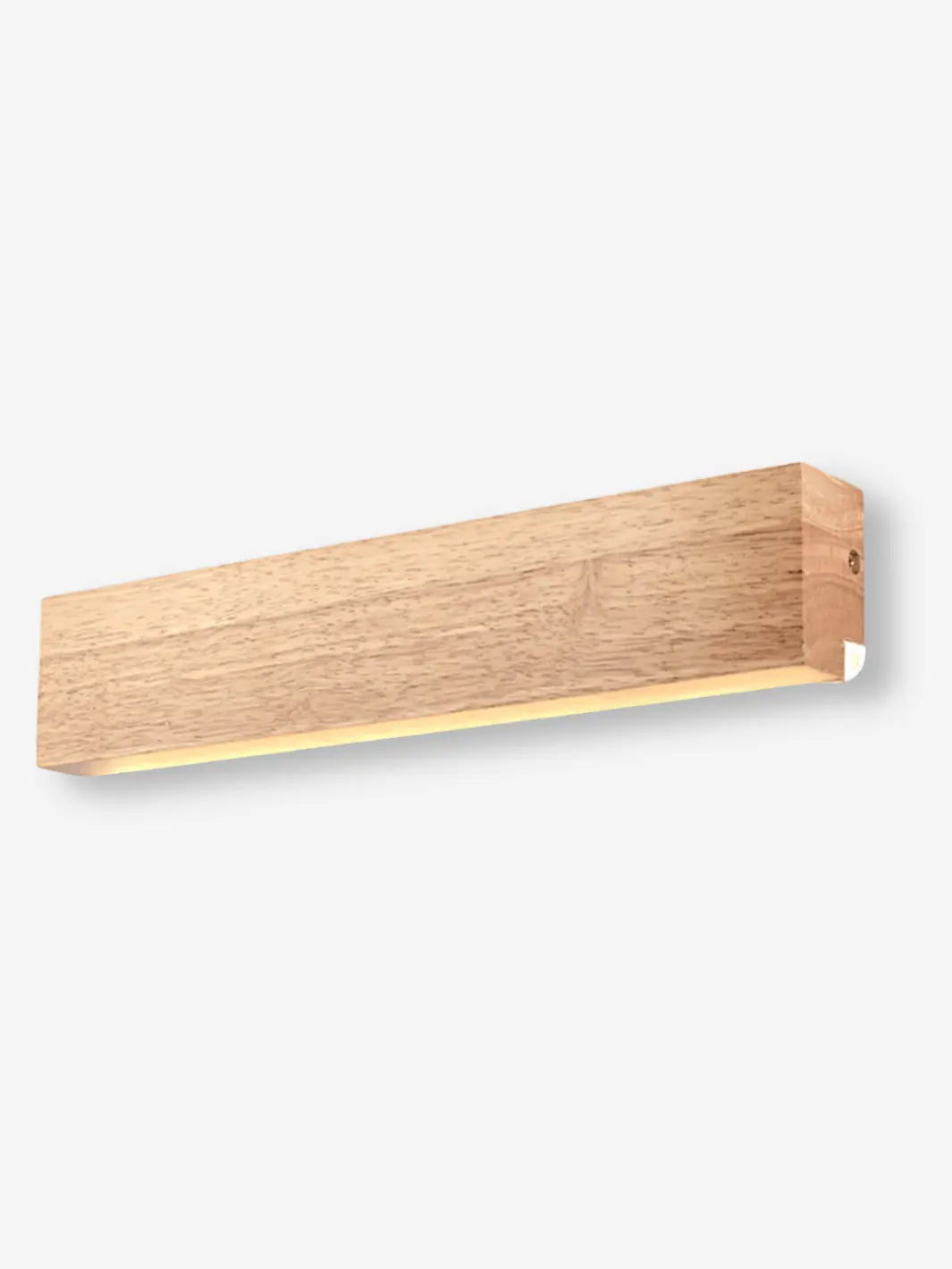 Lampe de chevet murale en bois style scandinave qui sert d'étagère