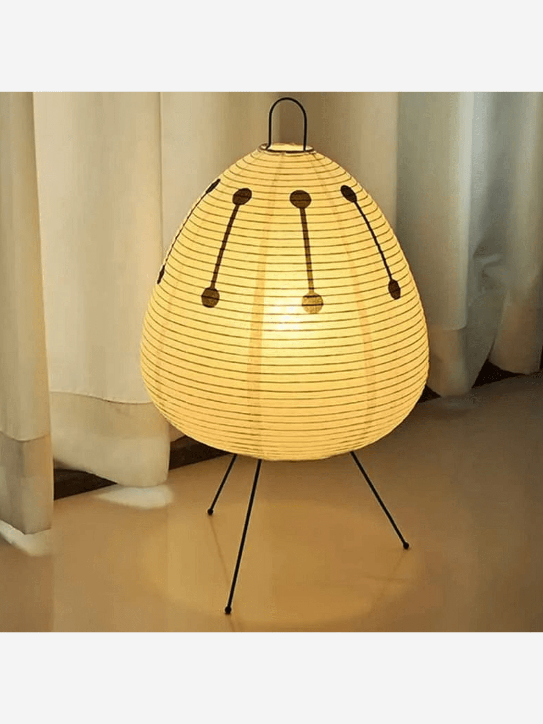 Lampe de Chevet sur Pied - Lanterne Japon