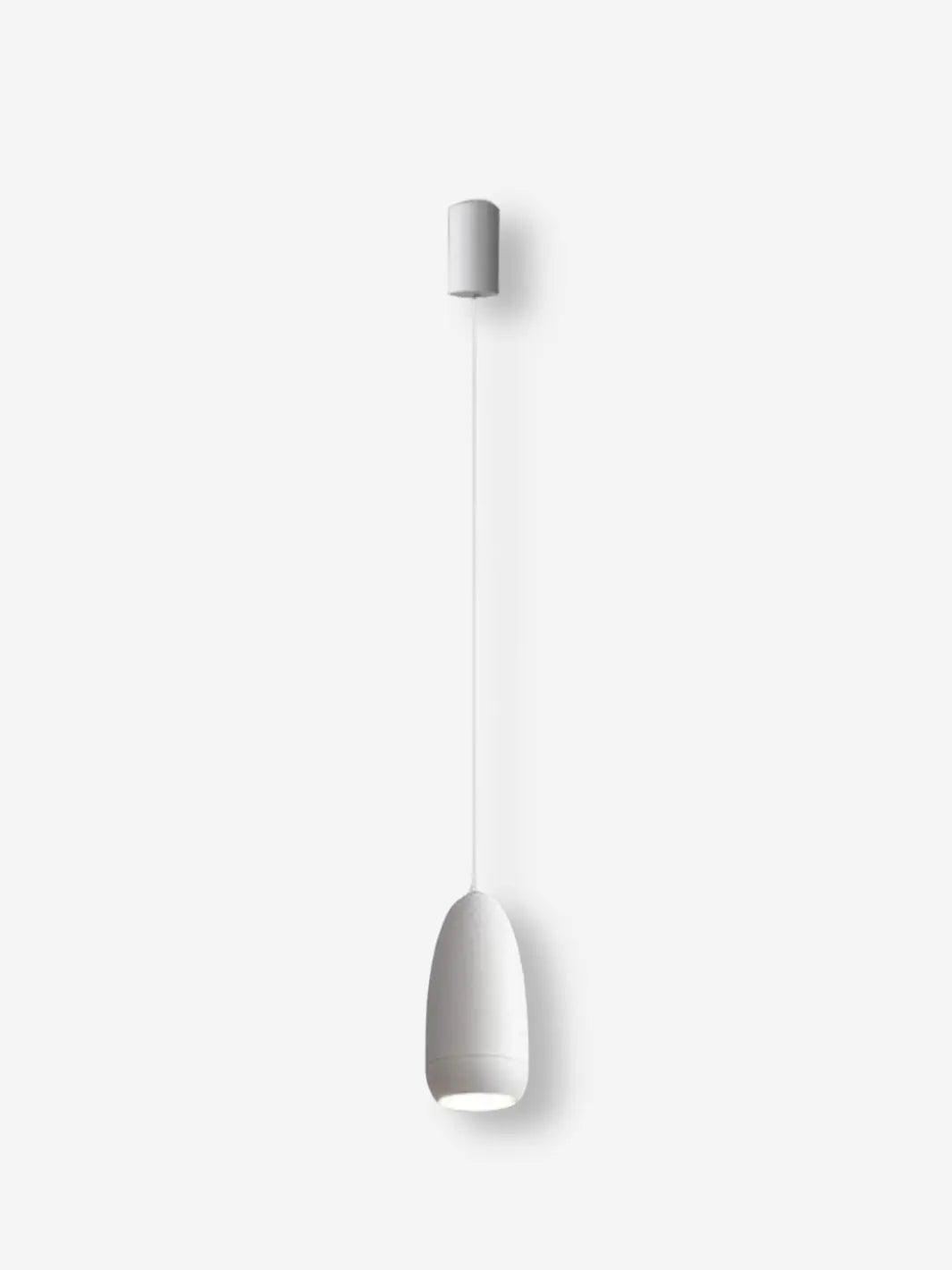 Lampe de chevet suspendue blanche