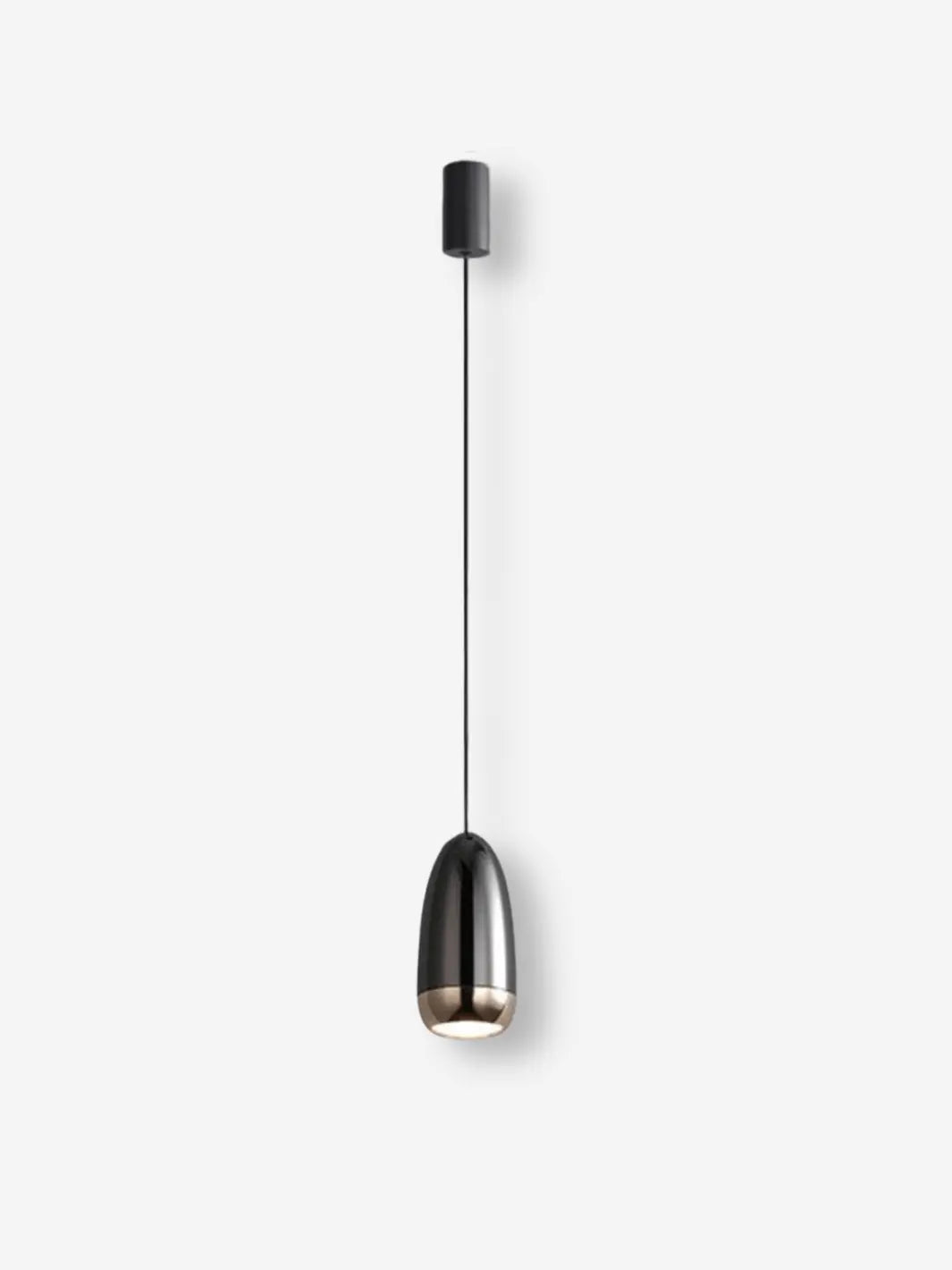 Lampe de chevet suspendue noire