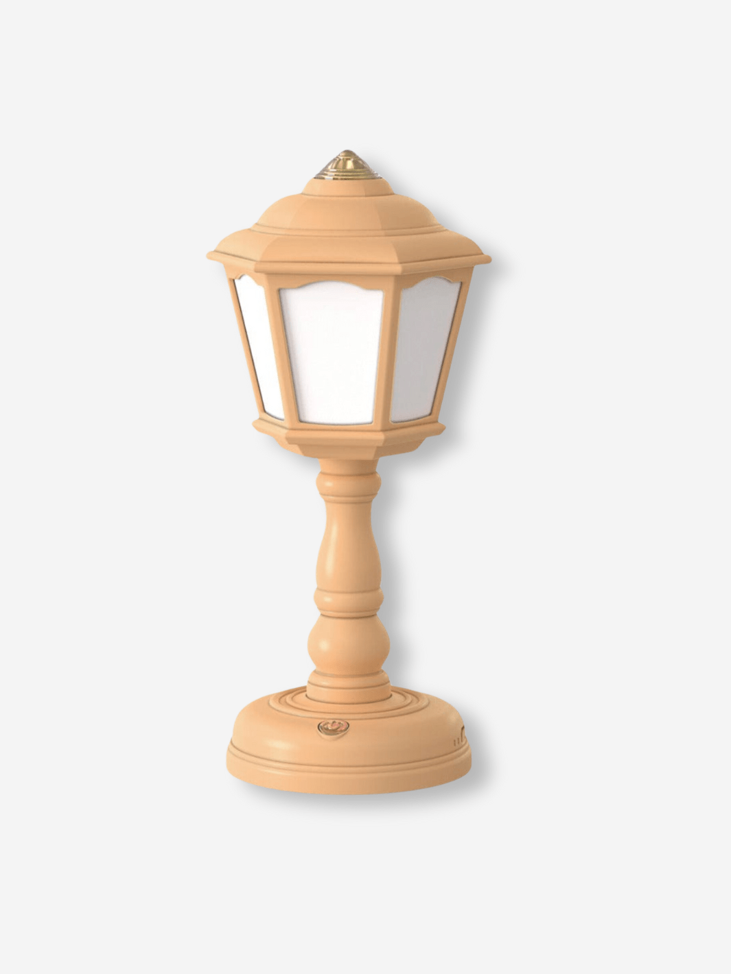 Lampe de Chevet USB - Mini Lampadaire Jaune Pastel