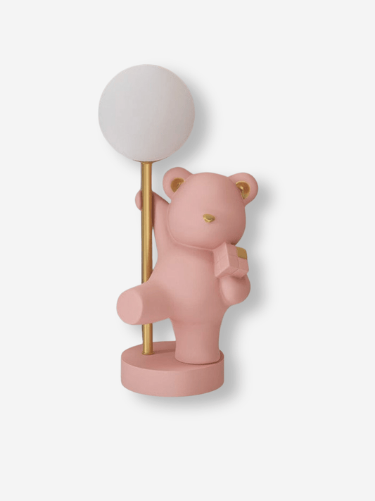 Lampe de Chevet USB - Petit Ourson Rose