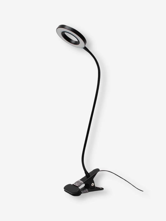 lampe de chevet avec bras flexible et pince pour s accrocher sur le support que l on veut